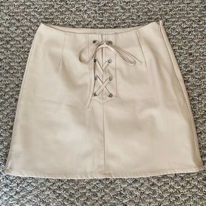 Forever 21 faux leather skirt